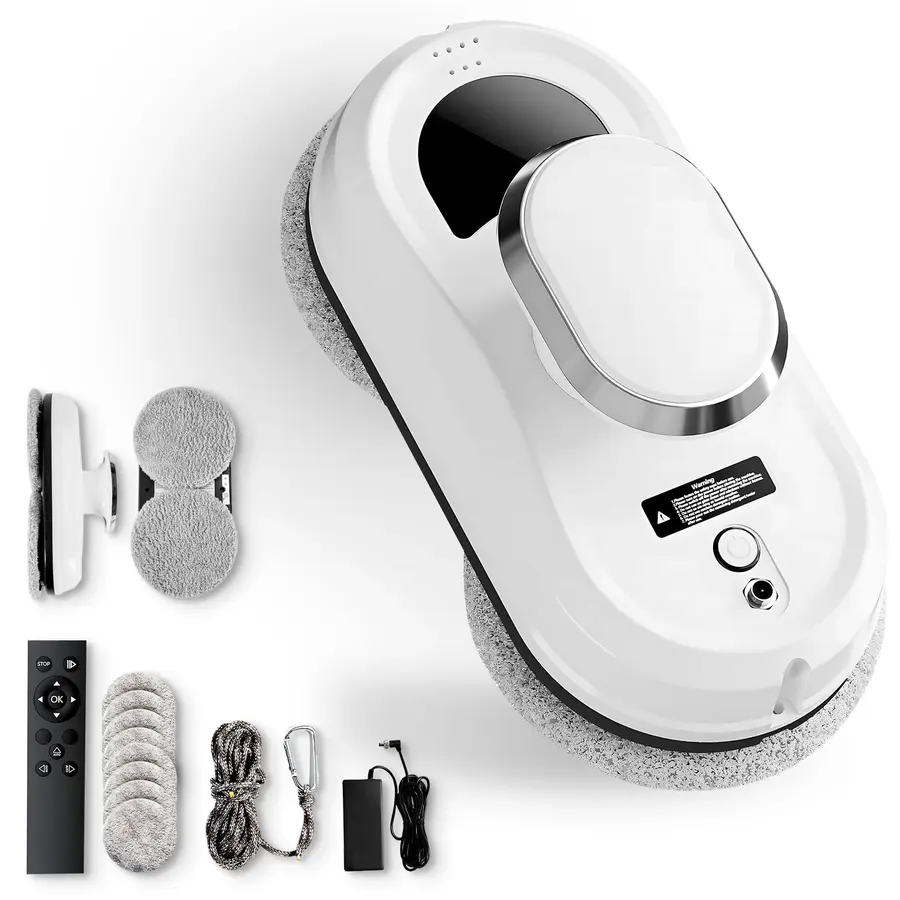 JUPPLIES Robot Limpiacristales Electrico 90W con Succión 5600Pa – Limp